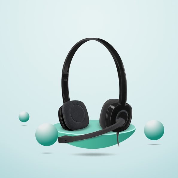 auriculares Logitech con micrófono H151