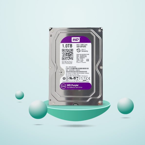 HDD interno WD purple 1T para videovigilancia