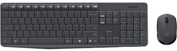 Logitech mk235 combo ratón y teclado tamaño normal inalámbrico